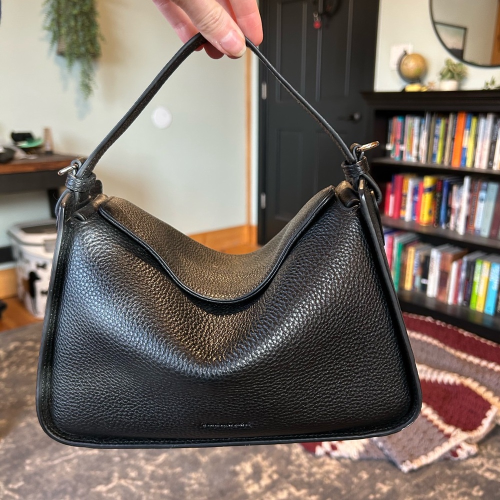 The Horse Clementine bag - black with silver hardware